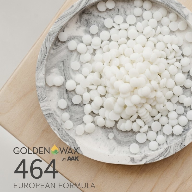 Sojų vaškas Golden Wax 464 (AAK) – Vaškas žvakių gamybai stiklinėse