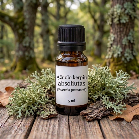 Ąžuolo kerpių absoliutas (Oakmoss) 10% 5ml – Kvepalų gamybai