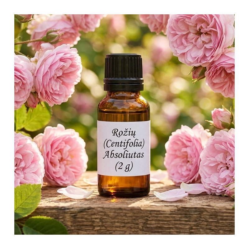Rožių (Centifolia) Absoliutas (2 g) – Parfumerijos ingredientas