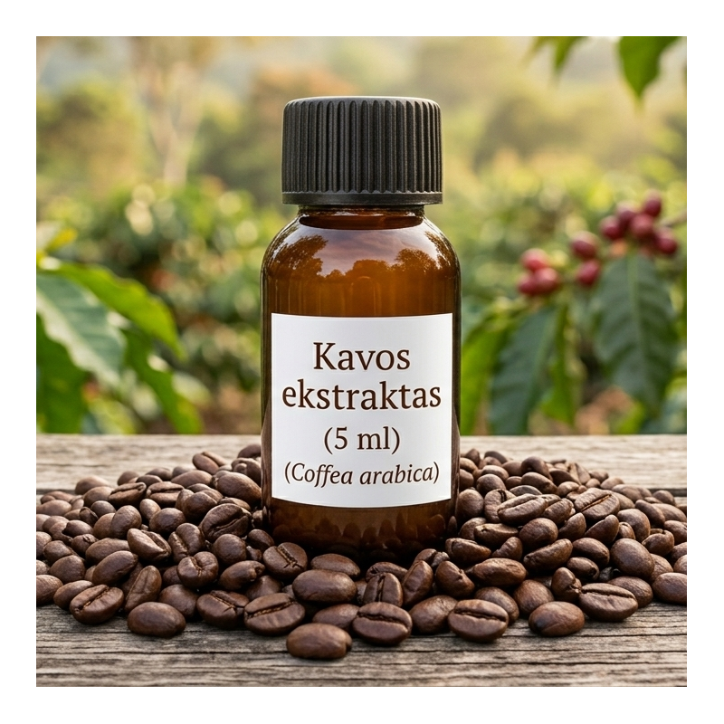 Kavos Arabica CO2 Ekstraktas 10% (5 ml)