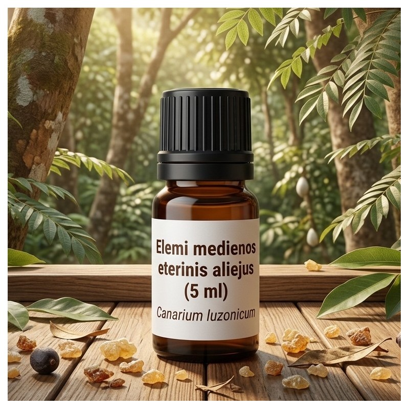 Elemi medienos eterinis aliejus (5 ml) | 100% Natūralus